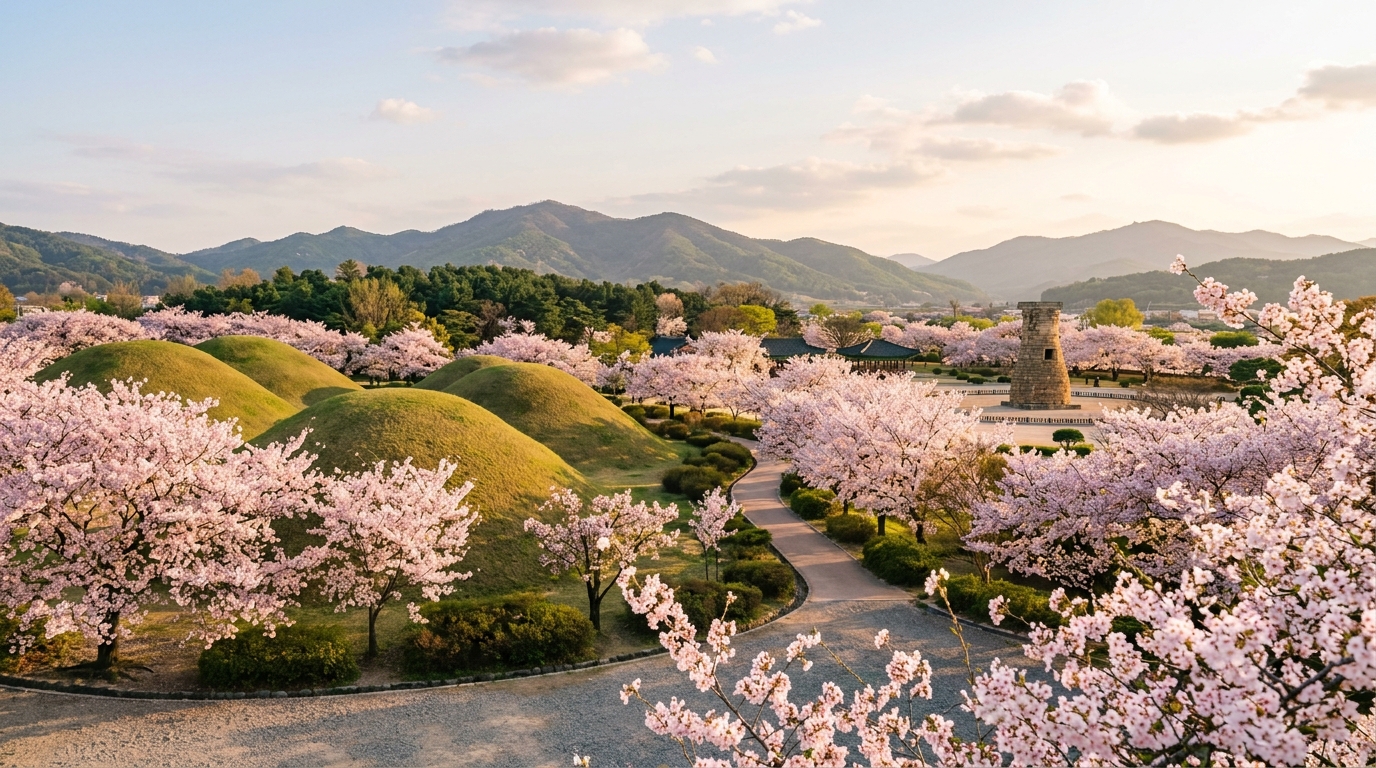 2026 경주 여행 — 대릉원과 첨성대 벚꽃 풍경